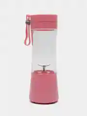 Розовый портативный блендер для смузи, ручной, от USB