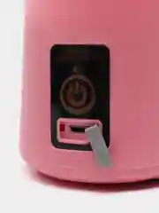 Розовый портативный блендер для смузи, ручной, от USB
