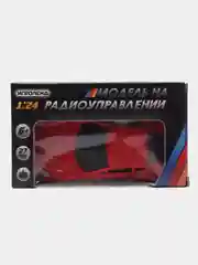 Красный машинка на РУ, 1:24, 1-канальный пульт, PP, 5АА, 18х10х5 см, 3 цвета