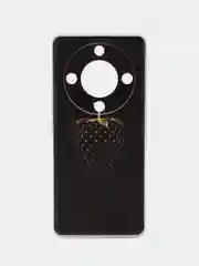 Разноцветный силиконовый чехол на Honor X9A / Хонор X9A прозрачный, с рисунком, защита камеры