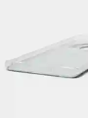 Бирюзовый силиконовый чехол на Honor X9A / Хонор X9A прозрачный, с рисунком, защита камеры