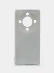 Бирюзовый силиконовый чехол на Honor X9A / Хонор X9A прозрачный, с рисунком, защита камеры
