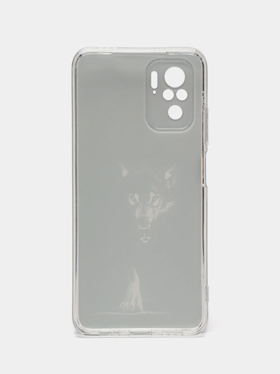 Серый меланж чехол на Xiaomi Redmi Note 10/Note 10S/Poco M5s / Сяоми Редми Нот 10/10С с рисунком
