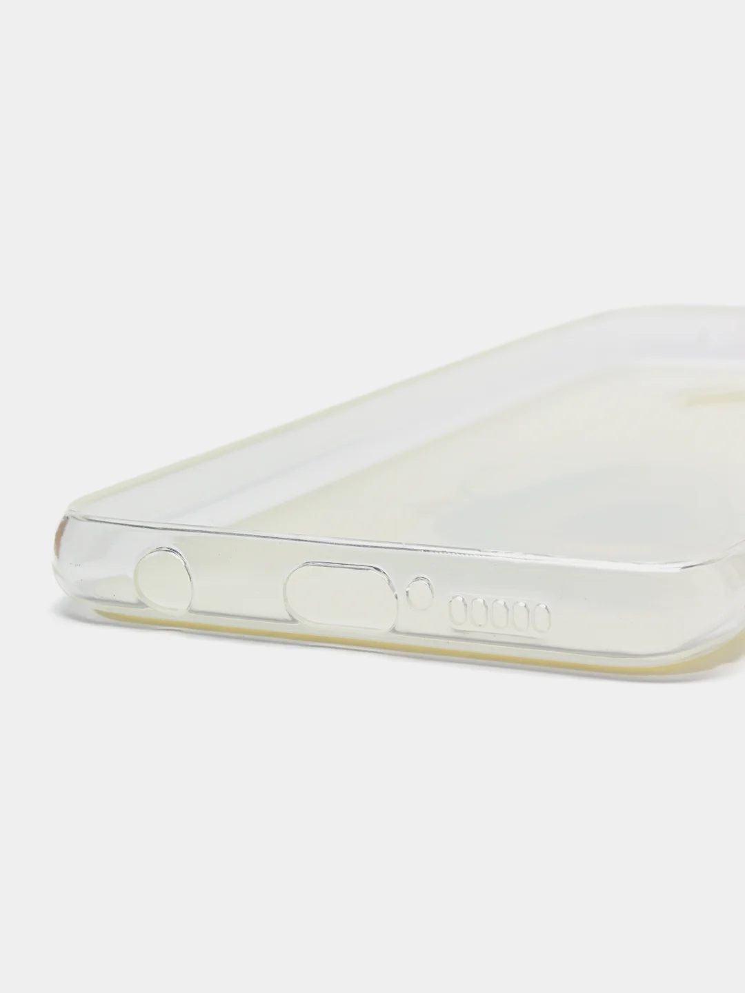 Светло-жёлтый силиконовый чехол на Xiaomi Poco X3/X3 Pro / Сяоми Poco X3/Х3 Про прозрачный, с рисунком