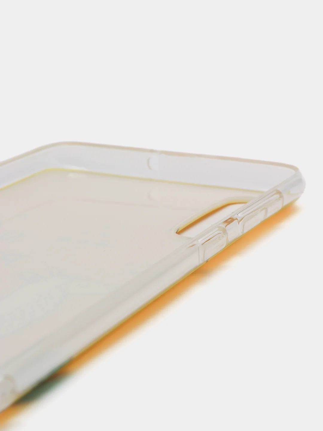 Горчичный силиконовый чехол на Samsung Galaxy A50/A30s / Самсунг А50/А30s прозрачный, с рисунком
