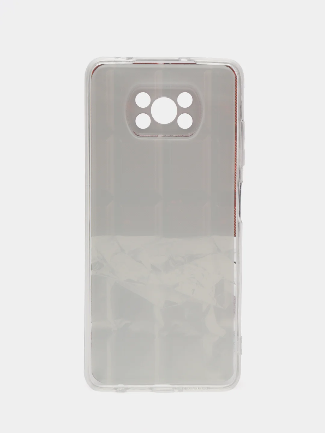 Медный силиконовый чехол на Xiaomi Poco X3/X3 Pro / Сяоми Poco X3/Х3 Про прозрачный, с рисунком