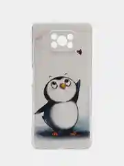 Морской силиконовый чехол на Xiaomi Poco X3/X3 Pro / Сяоми Poco X3/Х3 Про прозрачный, с рисунком
