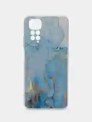 Светло-синий чехол на Xiaomi Redmi Note 11 4G Global/11S / Редми Ноут 11 Global/11S, с рисунком