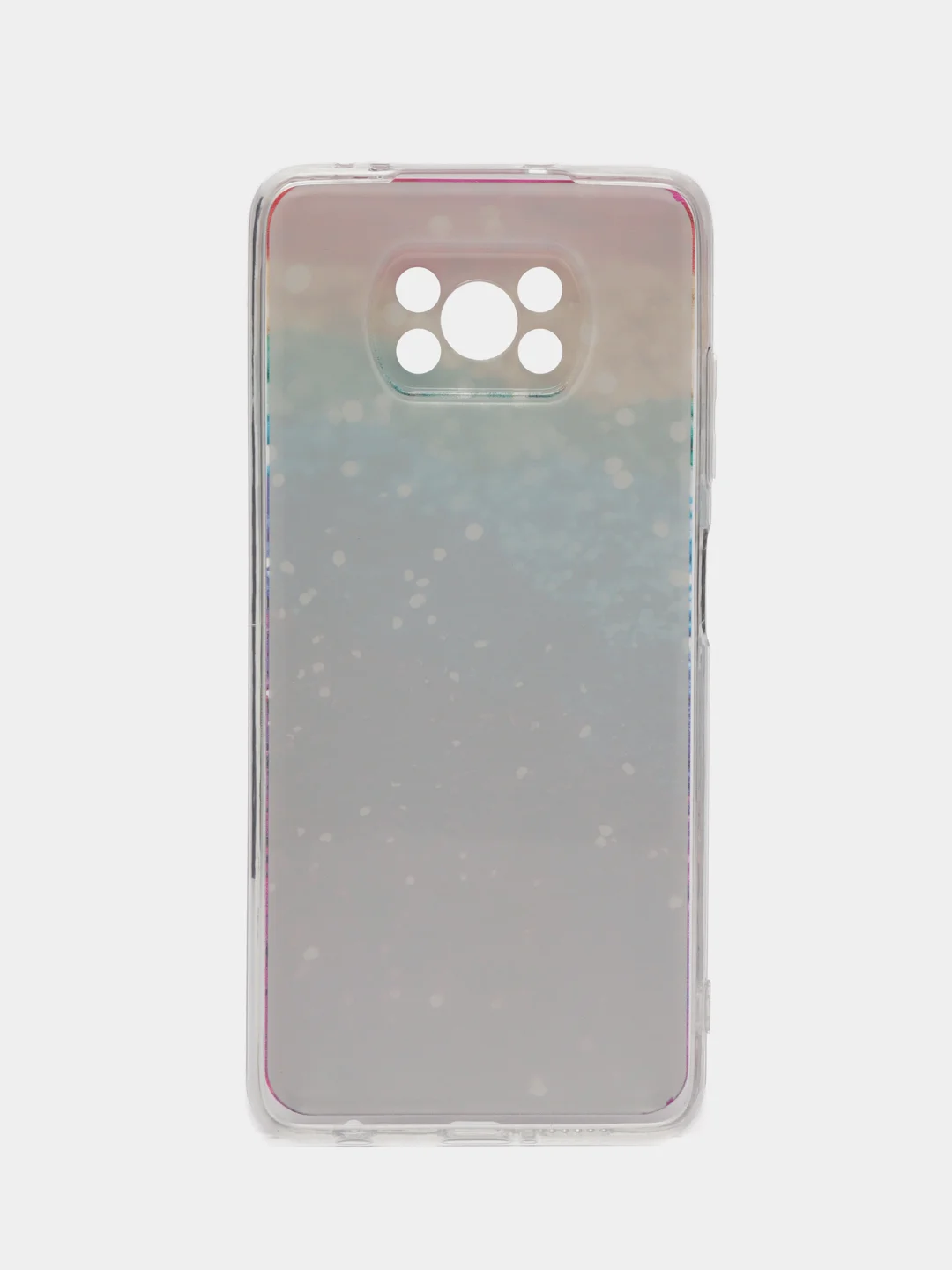 Багровый силиконовый чехол на Xiaomi Poco X3/X3 Pro / Сяоми Poco X3/Х3 Про прозрачный, с рисунком