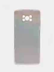 Багровый силиконовый чехол на Xiaomi Poco X3/X3 Pro / Сяоми Poco X3/Х3 Про прозрачный, с рисунком