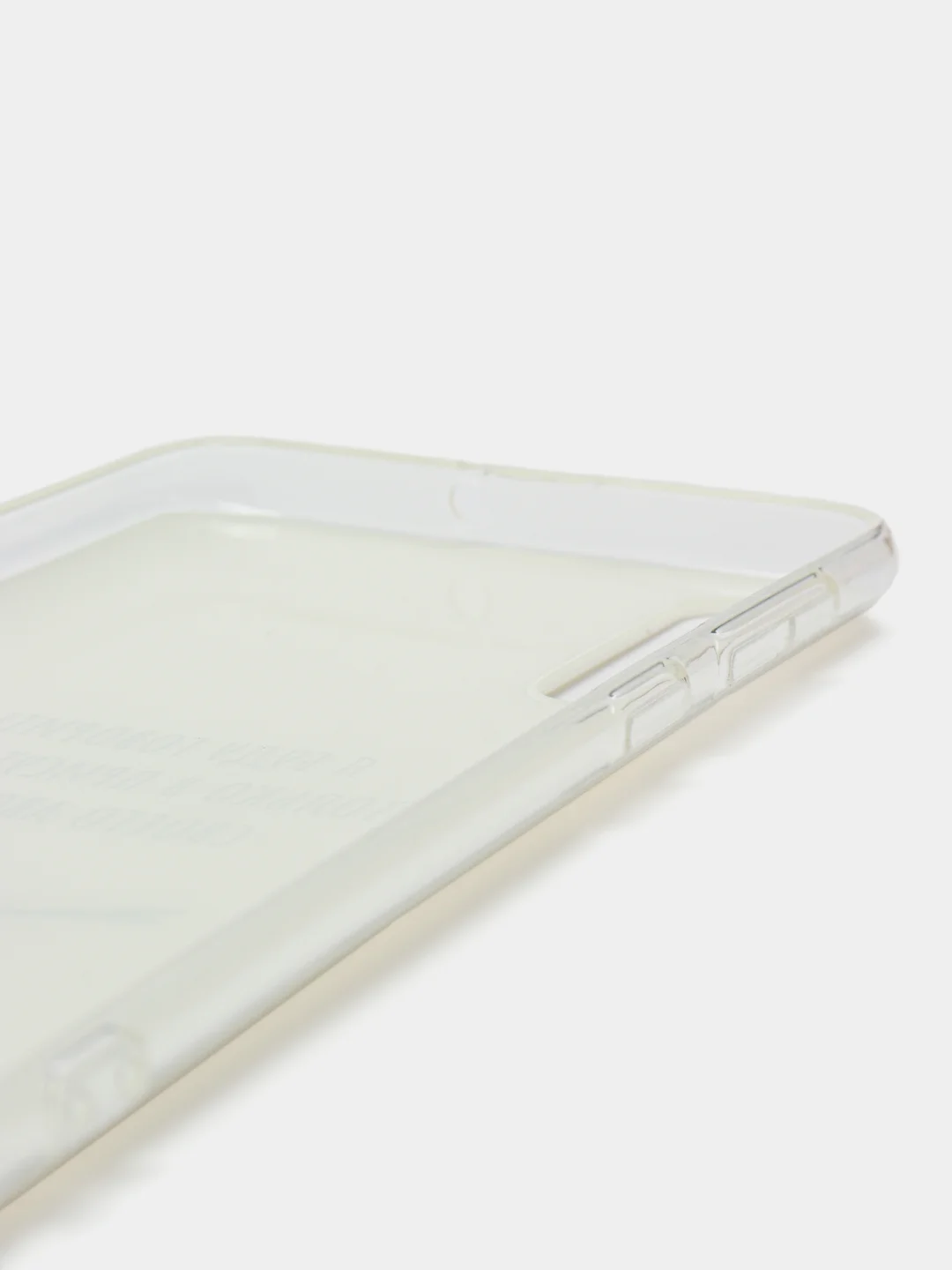 Белый силиконовый чехол на Samsung Galaxy A50/A30s / Самсунг А50/А30s прозрачный, с рисунком