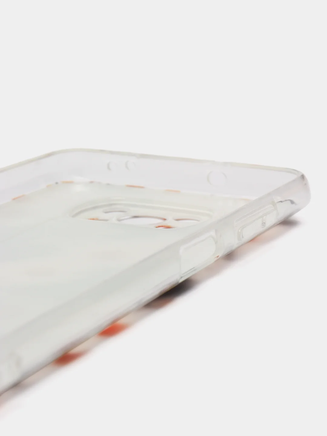 Золотой силиконовый чехол на Xiaomi Poco X3/X3 Pro / Сяоми Poco X3/Х3 Про прозрачный, с рисунком