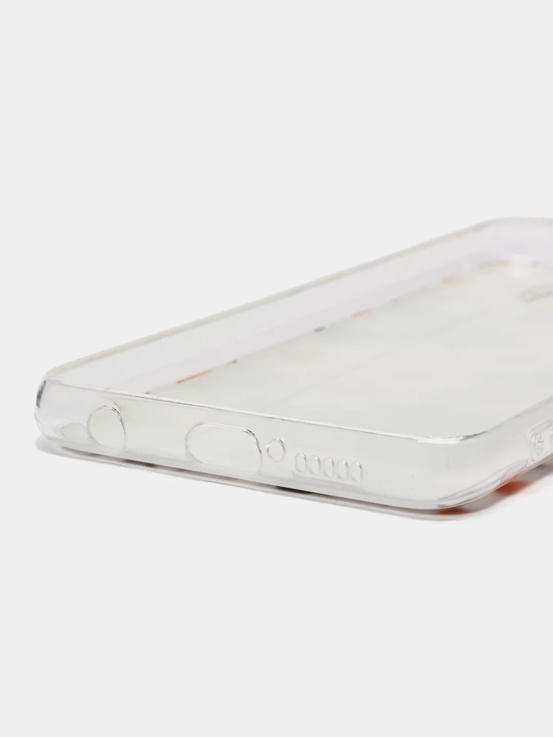 Золотой силиконовый чехол на Xiaomi Poco X3/X3 Pro / Сяоми Poco X3/Х3 Про прозрачный, с рисунком