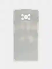Коричневый силиконовый чехол на Xiaomi Poco X3/X3 Pro / Сяоми Poco X3/Х3 Про прозрачный, с рисунком