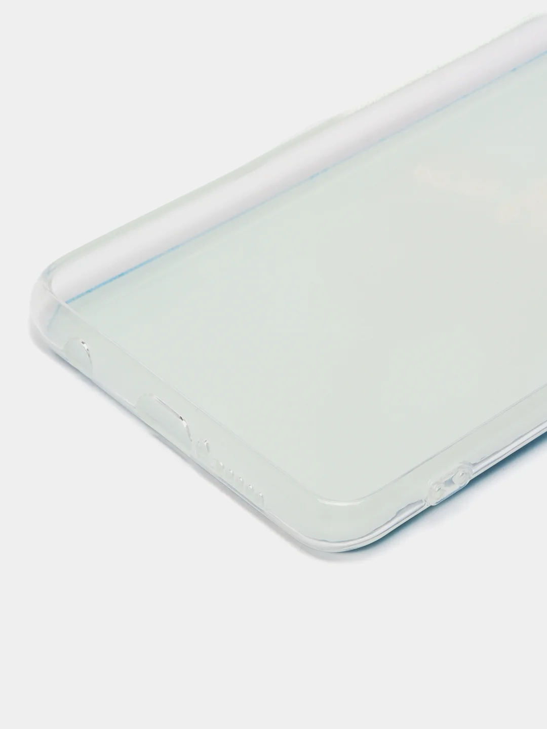 Лазурный силиконовый чехол на Xiaomi Poco X3/X3 Pro / Сяоми Poco X3/Х3 Про прозрачный, с рисунком