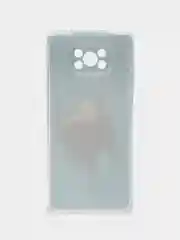 Лазурный силиконовый чехол на Xiaomi Poco X3/X3 Pro / Сяоми Poco X3/Х3 Про прозрачный, с рисунком
