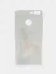 Тёмно-серый силиконовый чехол на Huawei Honor 9 Lite / Хонор 9 Lite с рисунком, защита камеры