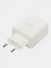 Белый зарядное устройство Hoco C102A 4USB с кабелем Type-C 1м, блок с быстрым зарядом QC3.0