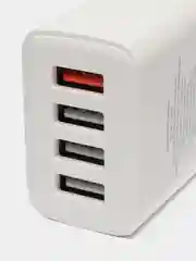 Сетевое зарядное устройство 4USB 2.1A Hoco C102A с кабелем Lightning, 1 м, быстрая зарядка