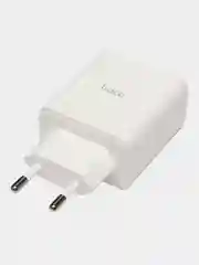 Сетевое зарядное устройство 4USB 2.1A Hoco C102A с кабелем Lightning, 1 м, быстрая зарядка
