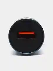 Синий зарядное устройство в авто 1USB 18W Borofone BZ19A, автомобильная быстрая зарядка