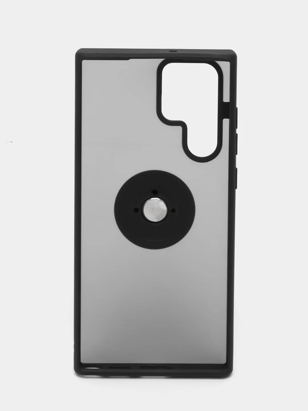 Противоударный чехол с металлическим кольцом для Samsung S22, S22 Plus, S22 Ultra