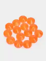 Рыжий неоновые пришивные стразы Pellosa риволи