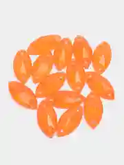 Алый неоновые пришивные стразы Pellosa лодочка