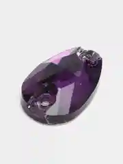 Аметистовый стразы стеклянные пришивные Pellosa Капля, Корея