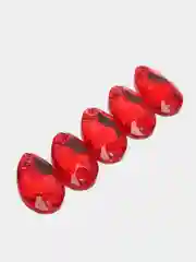 Красный стразы стеклянные пришивные Pellosa Капля, Корея
