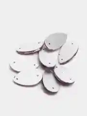 Фиолетовый стразы стеклянные пришивные Pellosa Капля, Корея