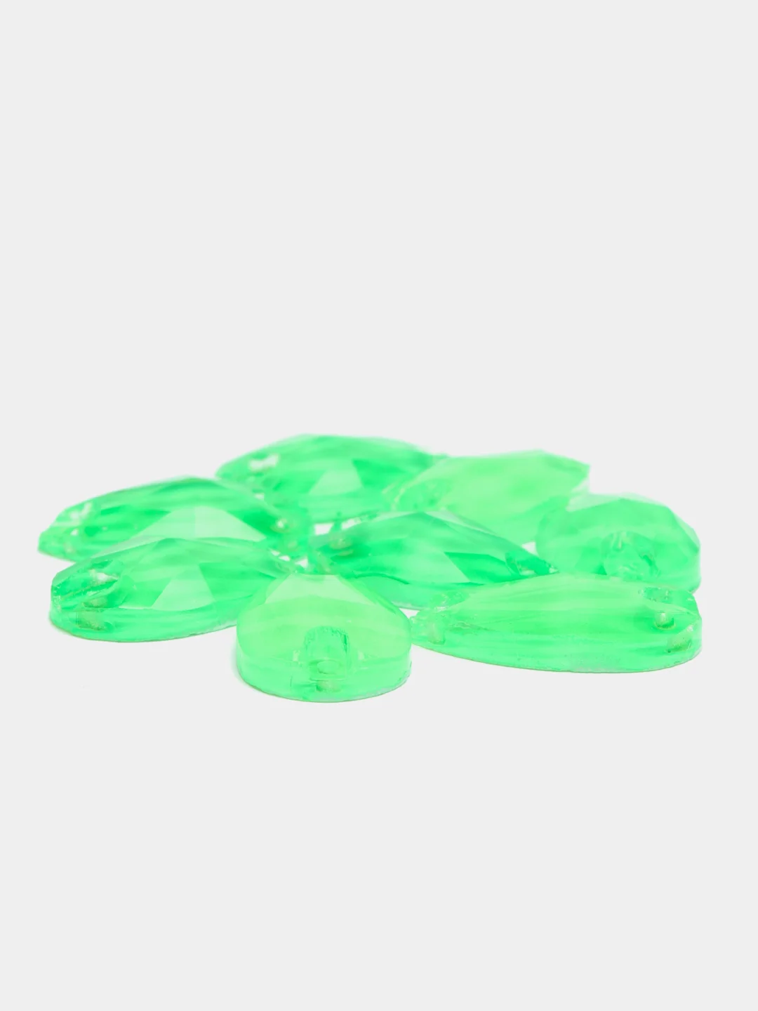 Зеленый неоновые стразы Капля Pellosa