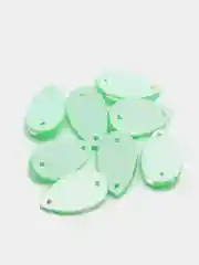 Зеленый неоновые стразы Капля Pellosa