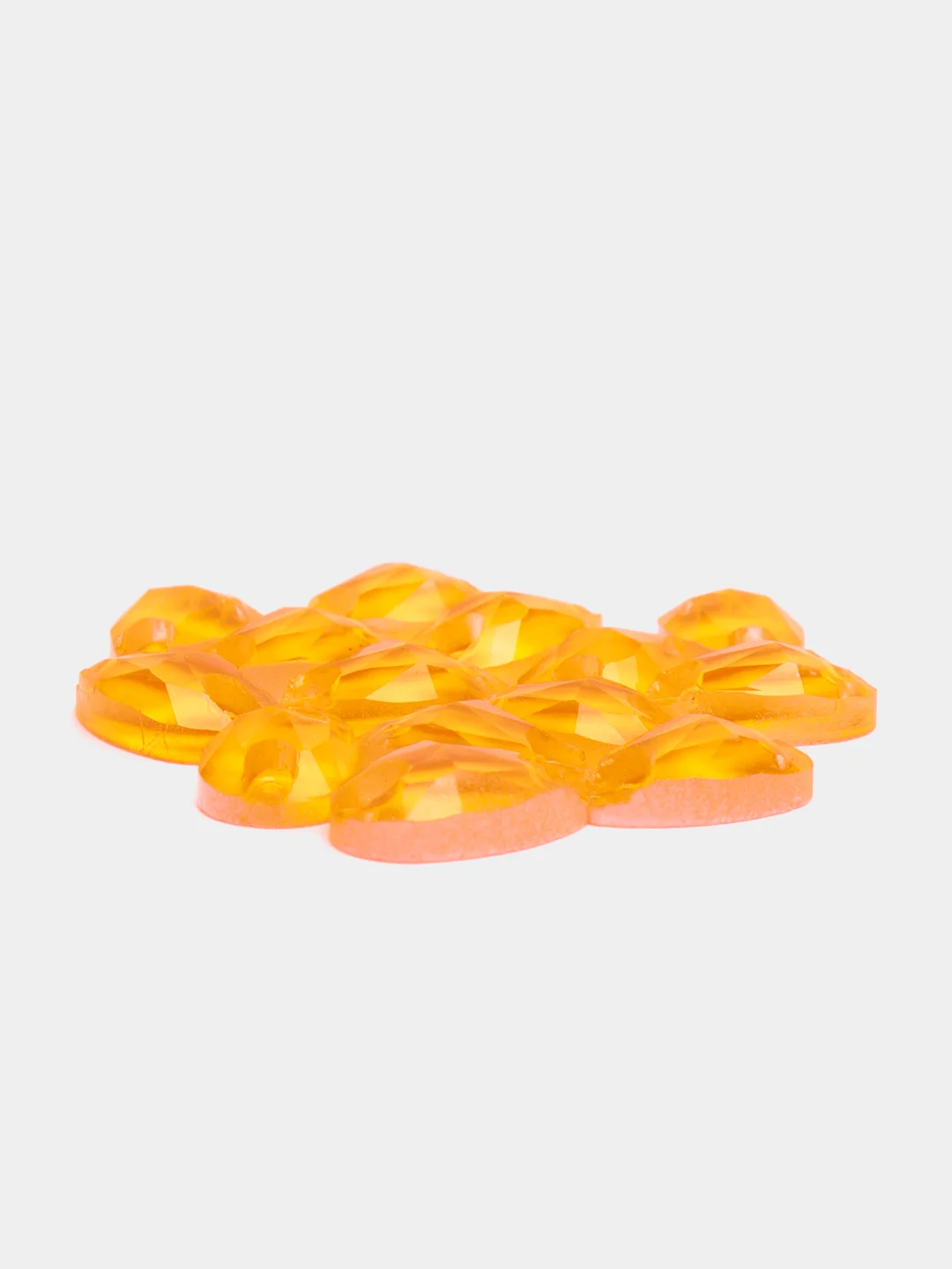 Оранжевый неоновые стразы Капля Pellosa