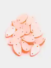 Оранжевый неоновые стразы Капля Pellosa