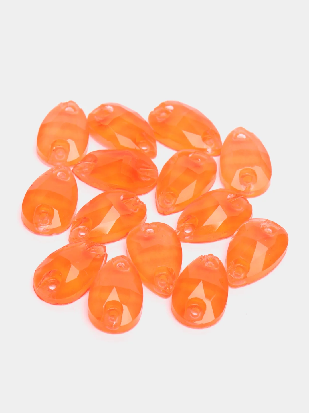 Рыжий неоновые стразы Капля Pellosa