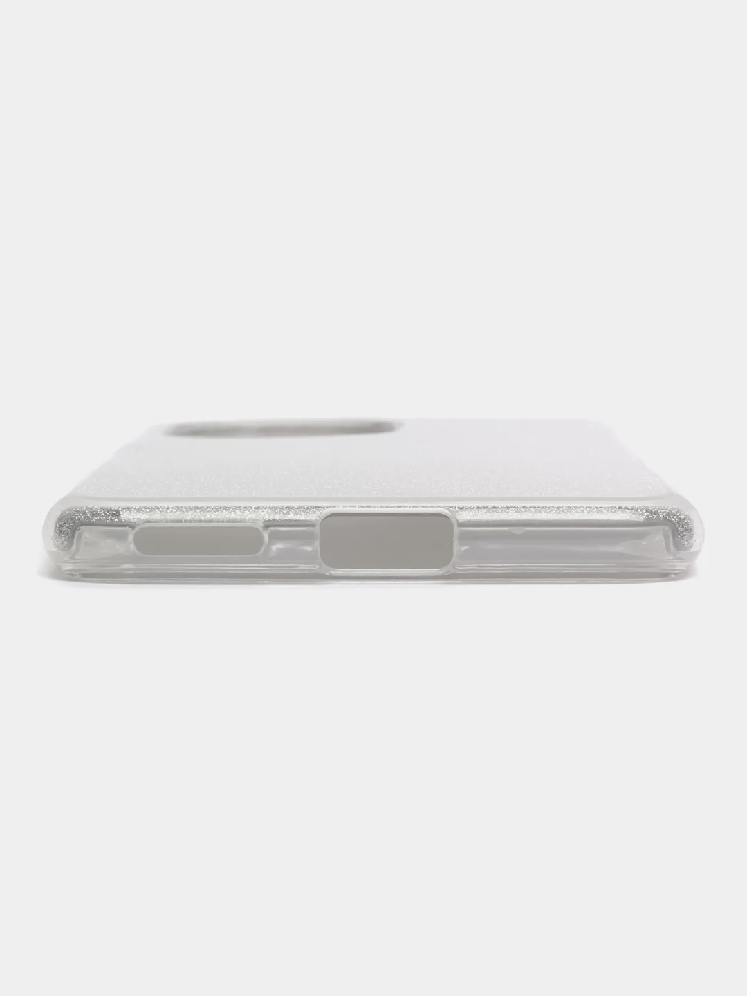 Серебряный чехол блестящий Xiaomi Mi 11 Lite накладка c блёстками Mi11 Lite