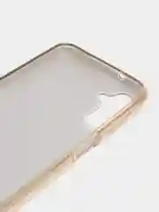 Золотой чехол блестящий Samsung Galaxy A14 накладка c блёстками