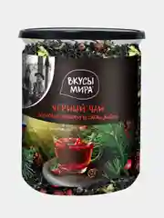 Чай черный Вкусы мира крупнолистовой с сосновыми шишками, 70 г