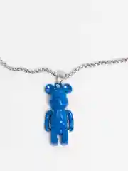 Синий цепочка на шею с изображением KAWS, Bearbrick, мишка статуэтка, игрушка, 50 см