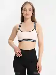 Конфетный топ спортивный, в рубчик