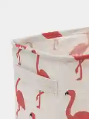 Белый корзина для хранения, тканевая