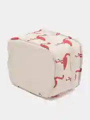 Белый корзина для хранения, тканевая