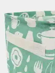 Бирюзовый корзина для хранения, тканевая