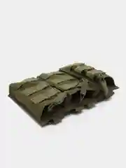 Зеленый подсумок для магазинов от автомата на молли на 1, 2,3 магазина