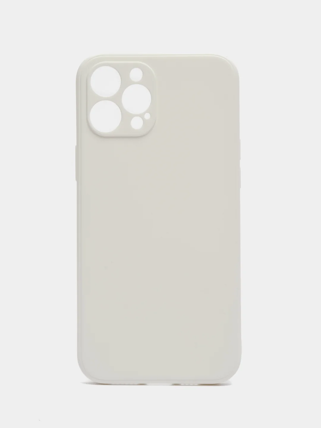 Чехол для iPhone 12 Pro Max (Айфон 12 про макс) черный, c защитой камеры