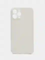 Чехол для iPhone 12 Pro Max (Айфон 12 про макс) черный, c защитой камеры