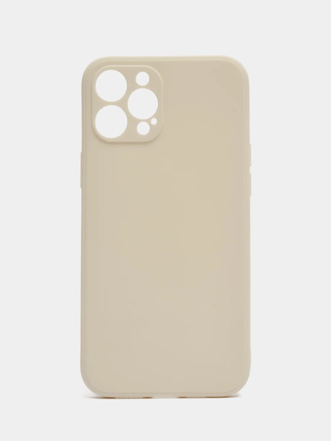 Молочный чехол для iPhone 12 Pro Max (Айфон 12 про макс) черный, c защитой камеры
