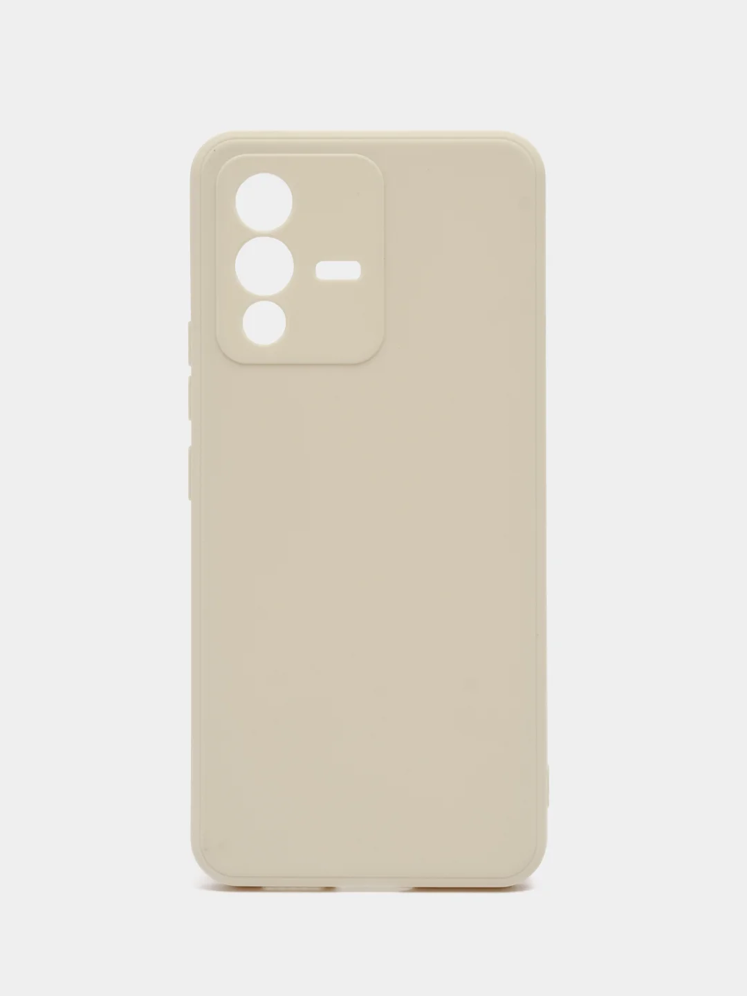 Молочный силиконовый чехол для Vivo V23 5G, Виво В23 5 Джи, с карманом для карт, прозрачный