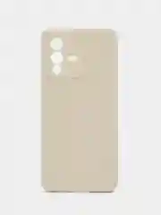 Молочный силиконовый чехол для Vivo V23 5G, Виво В23 5 Джи, с карманом для карт, прозрачный